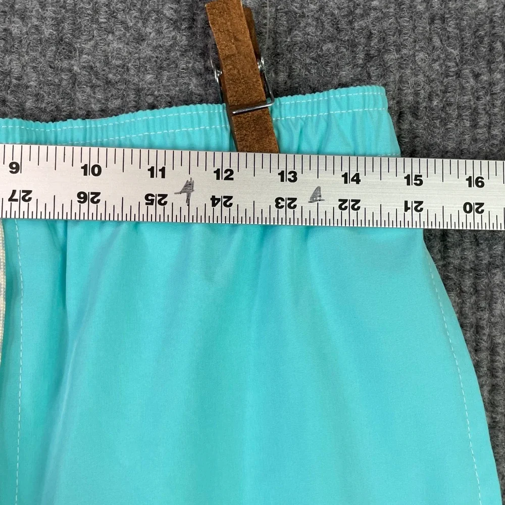 Sonoma Swim Trunks Mens Small Teal Blue Color Block 7